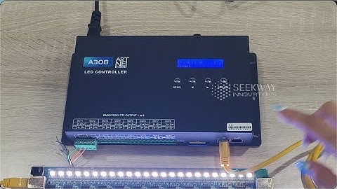 04 A308 Tutorials | How to use Seekway A308 Controller for offline addressing and verification