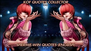 KOF XV Iori Yagami Win Quotes (English Voice) #ioriyagami #iorikofxv #