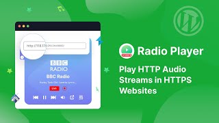 How to Play HTTP Audio Streams in HTTPS Websites with Radio Player Plugin screenshot 4