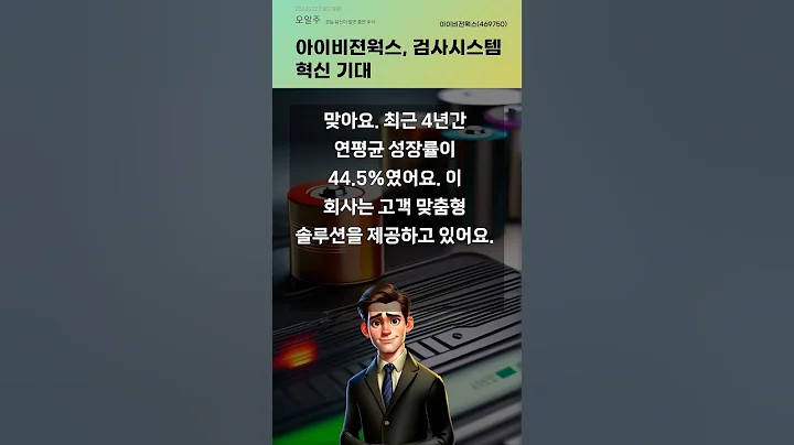 아이비젼웍스, 검사시스템 혁신 기대 #20241227#주식#증권정보#주식정보
