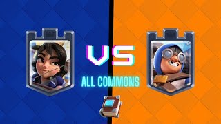 Tower Princess VS Cannoneer (All Commons) 🥶