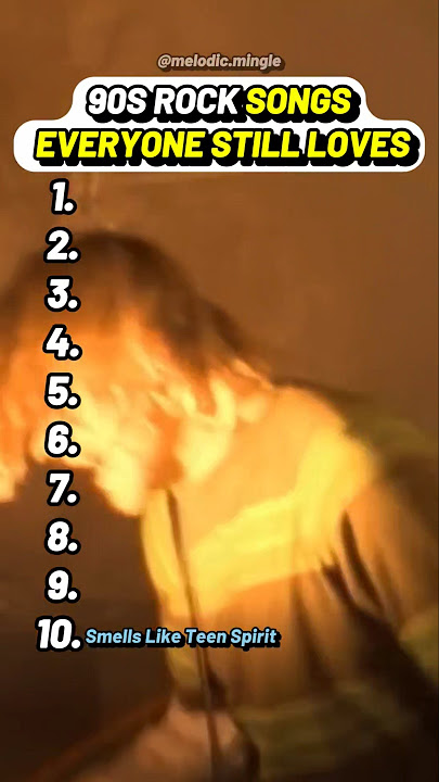 90s Rock Songs Everyone Still Loves #90s #rock #rocksongs