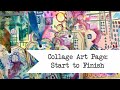 Collage Art Pages: Start to Finish - Digital Printable in Etsy Shop