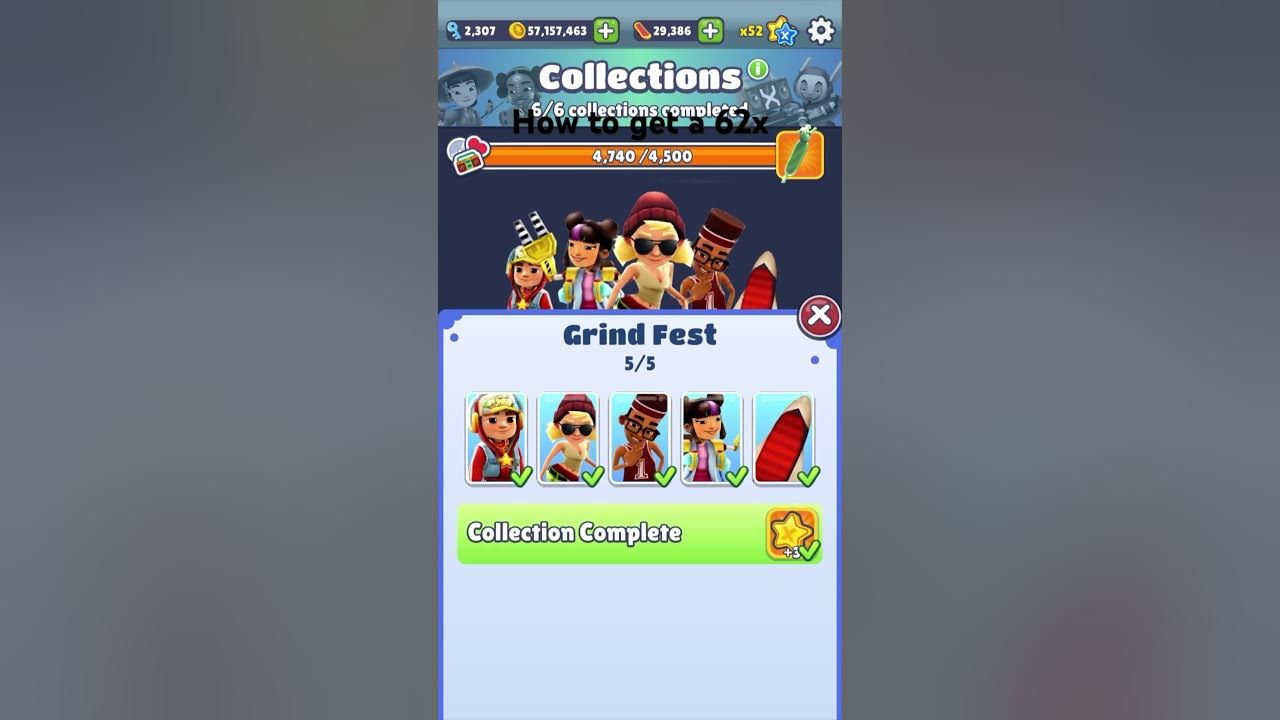 How to get a 62x multiplier on subway surfers How to get a 62x multiplier on subway surfers