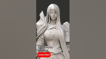 3D캐릭터 채OO님의 작품 제작 과정🤍 #characterdesign #character #gamegraphics #gamedesign #게임그래픽 #shorts