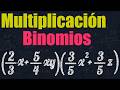 Multiplicacion de Binomios con términos fraccionarios #algebra 