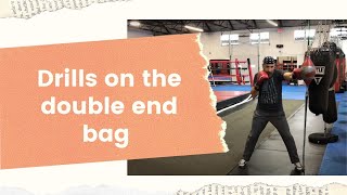 Drills on the double end bag.