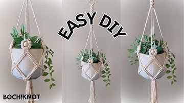Creating a Macrame Plant Hanger with Beads: Beginner