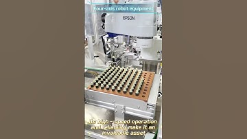 4-Axis Robot Automatic Assembly Equipment: Boosting Production Efficiency   #machine #robot