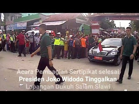 Presiden Joko Widodo Tinggalkan Dukuh Salam Slawi Tegal Lanjut Kunker Ke BanjarPatroman