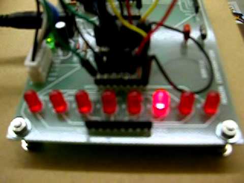 ＰＩＣマイコン制御　流れるＬＥＤ編　Part2
