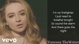 Sabrina Carpenter - Smoke and Fire | Lyrics-Video