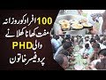 This Lady Professor Provides Free Food to 100 People Daily in Lahore