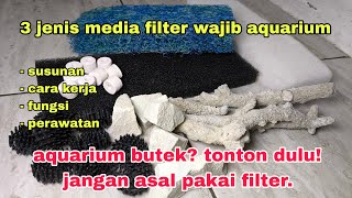 Media Filter Aquarium - Susunan Cara Kerja Fungsi dan Perawatan