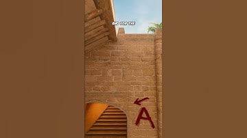 CS2 Mirage 2 Easy Smoke Stairs and Jungle #cs2