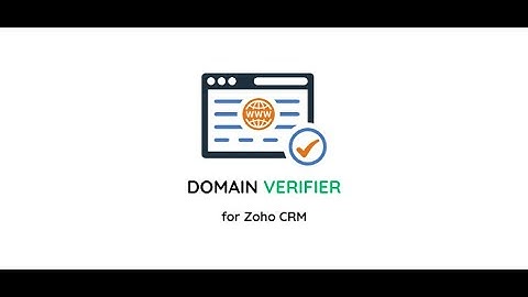 Domain Verifier for Zoho CRM