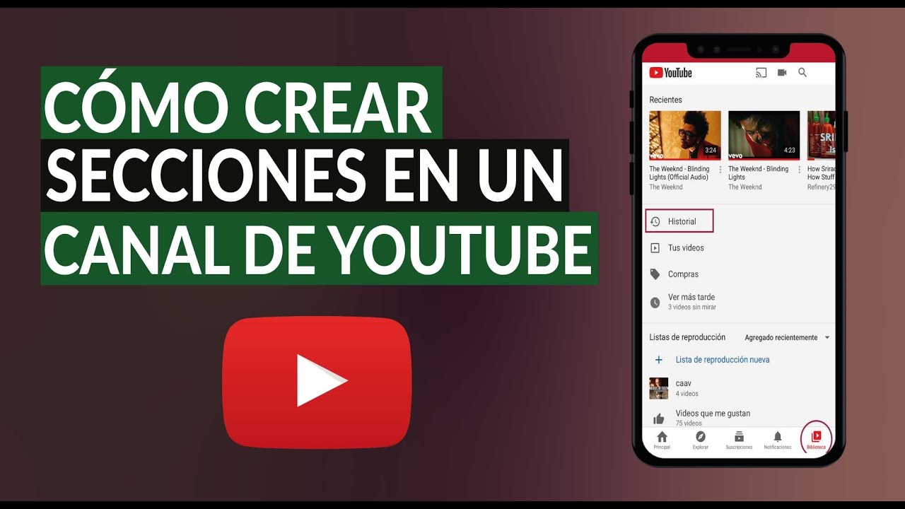 Cómo Crear Secciones en un Canal de YouTube y Organizar Todo - YouTube