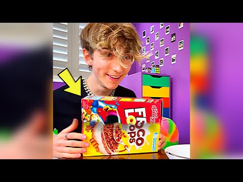 CRAZY CEREAL TRICK🤯 #Shorts