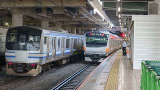 E217系廃車回送@立川駅