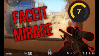 Solo Queue Mirage Faceit (Level 7 CS2)