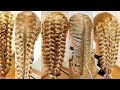 Сборник причёсок в технике трёх кос  Сложные косы ПРОСТЫМ СПОСОБОМ