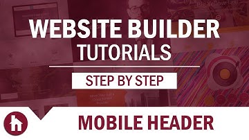 Editing your Header for Mobile View with Website Builder