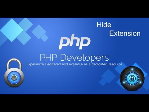 How to Hide Extension in PHP