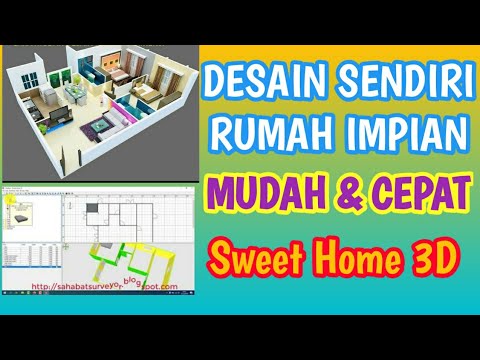 Membuat Desain  Rumah 3  Dimensi  dengan Aplikasi Arsitek 