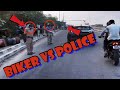 Bikers Vs police in digha pul/group street race
