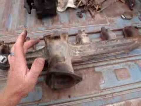 Ford 300 HD exhaust manifold - YouTube six cylinder engine diagram 