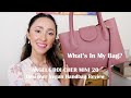 What's in My Bag Ft. Angela Roi Cher Mini 20! Vegan Leather Handbag!