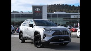 Silver 2019 Toyota RAV4 Hybrid XSE Walkaround - Kelowna Toyota