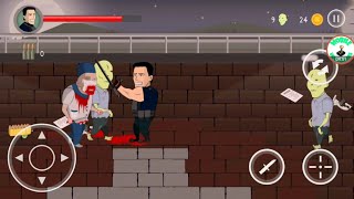 Guns And Blood: 2D Zombie Shooter Android Gameplay screenshot 1