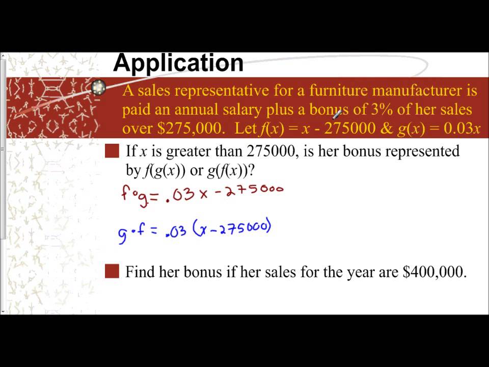 Lesson 7.1 - Application of Composition of Functions - YouTube