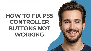 How To Fix Ps5 Controller Buttons Not Working - GUIDE!