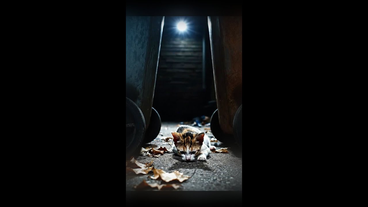 Kucing gemetar kelaparan butuh pertolongan 😢 