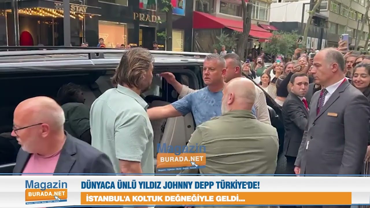 Dünyaca ünlü yıldız Johnny Depp Türkiye'de! Hollywood Vampires grubu sahneye çıkmak için hazır!