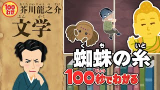 芥川龍之介「蜘蛛の糸」【100秒でわかる名作劇場】