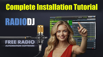 Free RADIO AUTOMATION software How to get and install Radio DJ For Radio stations Tutorial RadioDJ