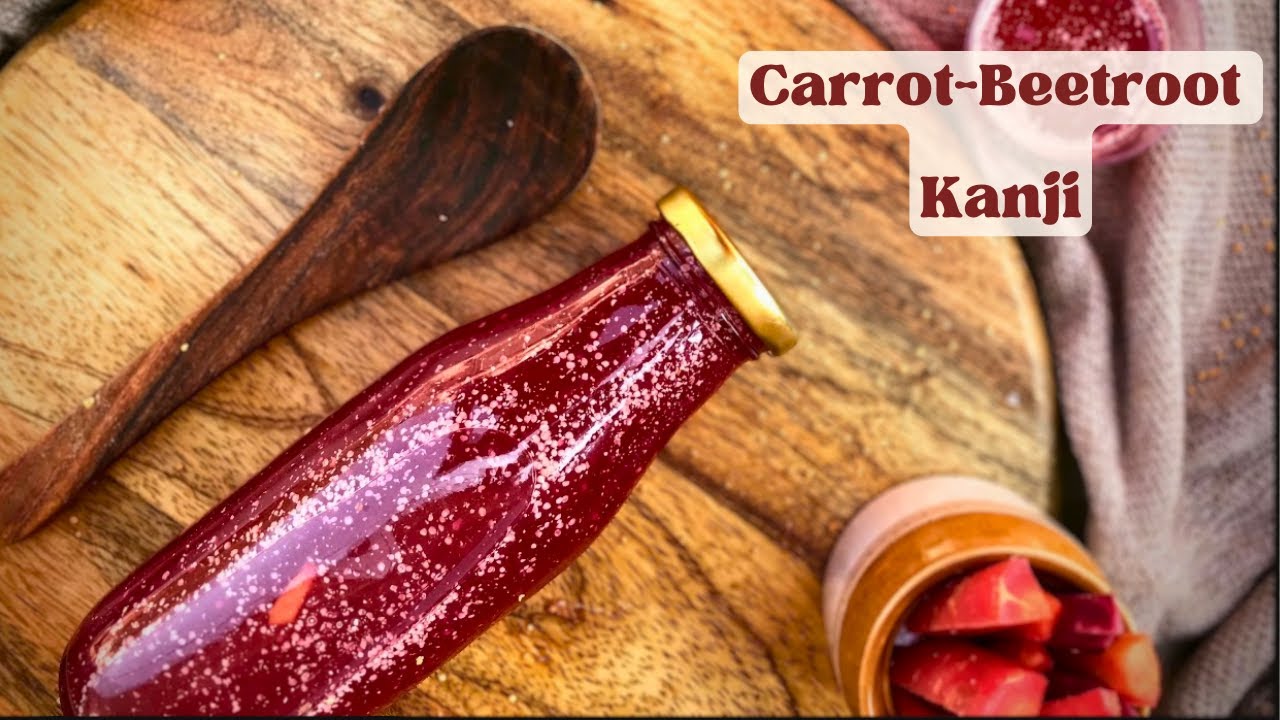 Healthy probiotic drink kanji carrot and beet root kanji easy