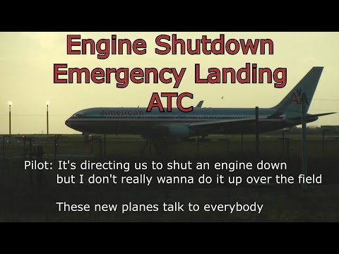 American 1871 Emergency Landing   Engine Shutdown