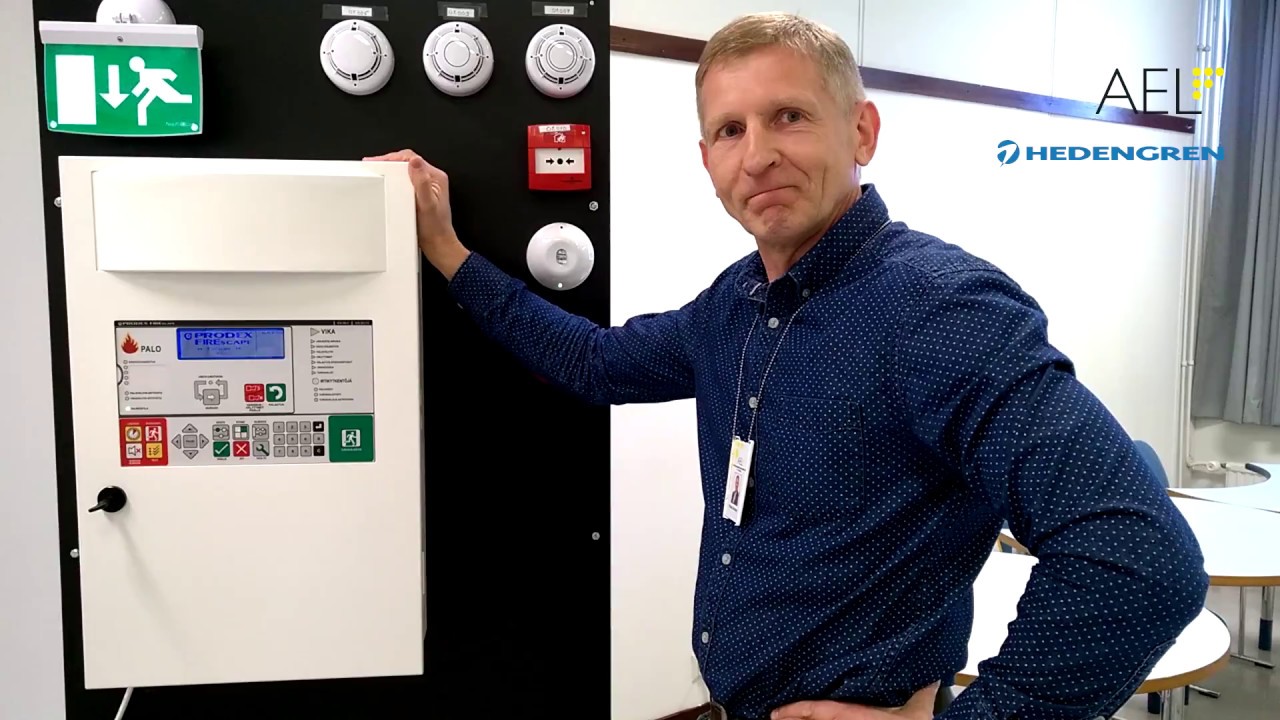 Hedengrenin Firescape-paloilmaisinjärjestelmä on nyt AEL:n koulutuskäytössä
