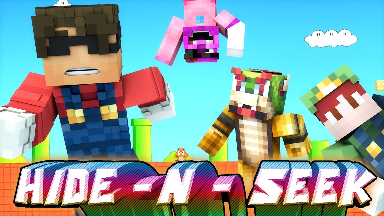 IT'S A ME, MARIO! - Minecraft Mario HIDE N SEEK!