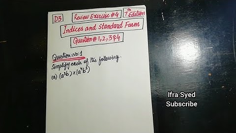 Mathematics Book 3 (D3) |  7th Edition | Review Exercise # 4 | Q # 1to 4 | Ifra Syed | in Urdu\Hindi