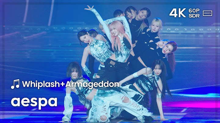 241220 에스파 aespa 🎵Whiplash+Armageddon 직캠 FANCAM @KBS_SONG_FESTIVAL2024