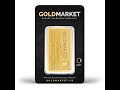 Lingot Or 100g - Cours et Prix du Lingot Or 100g - GOLDMARKET.fr