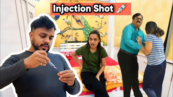 New INJECTION Doctor Vlog: FUNNY B12 Shot Se Hasi Nahi Ruk Rahi! 😂💉 injection video 