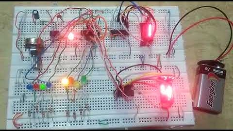 Montaje de circuito de cronometro, usando contador 74LS390