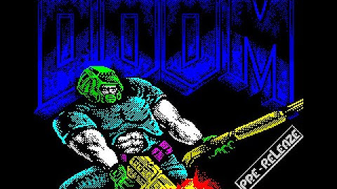 Doom (pre-release) Versión para el ZX SPECTRUM 128K