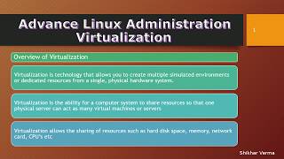 Virtualization in Linux